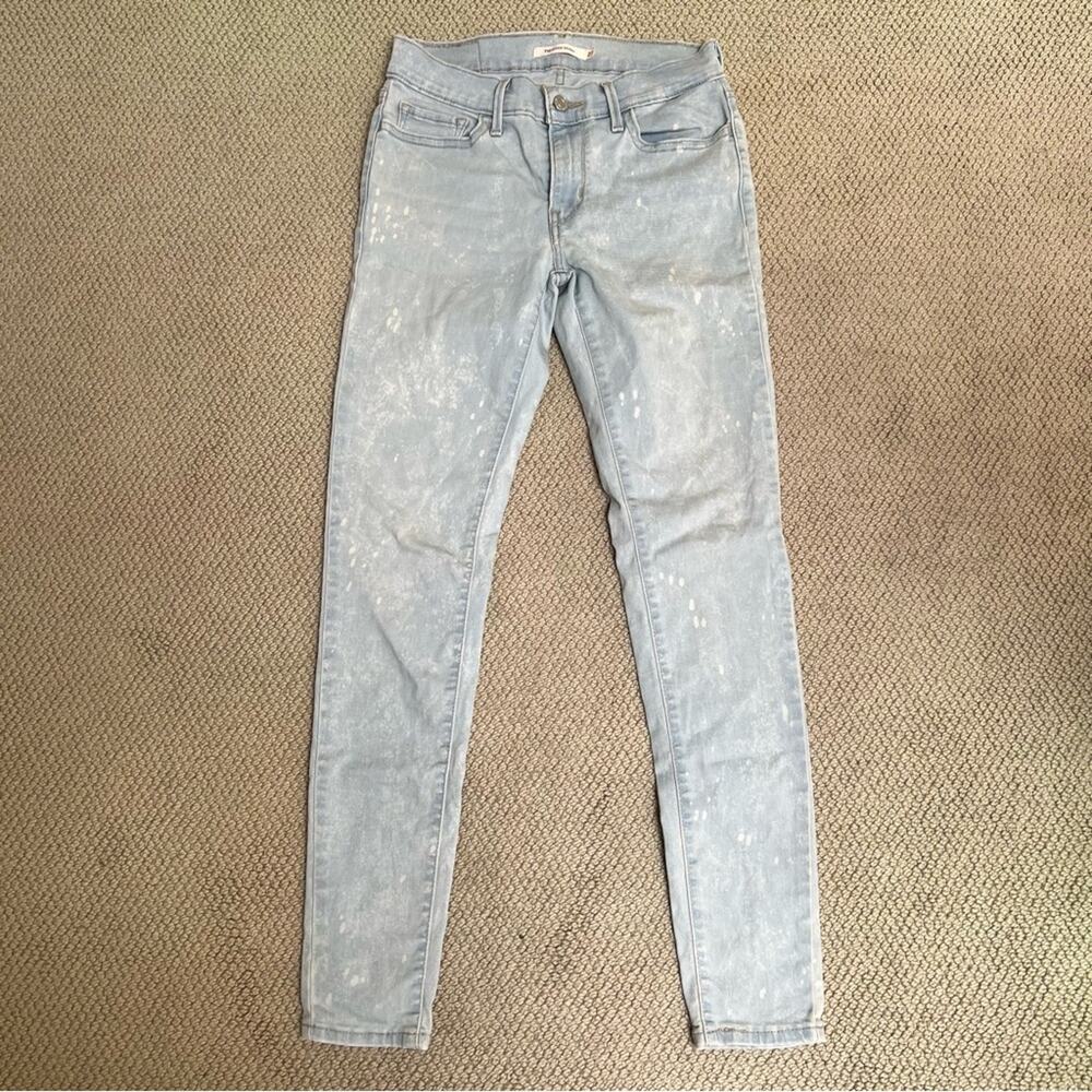 Levi’s High Waist Acid Wash Jeans